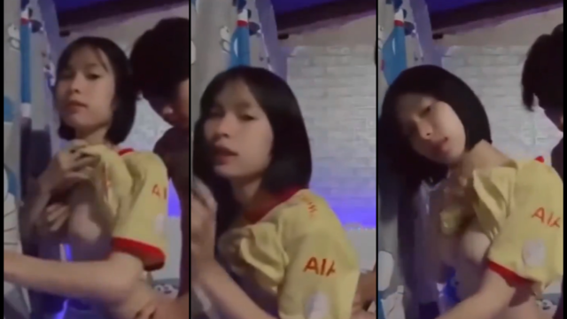คลิปหลุดไทย สาว ม.ต้น น่ารักโดนเย็ดสดใส่ไม่ยั้งครางเสียวลั่นบ้าน