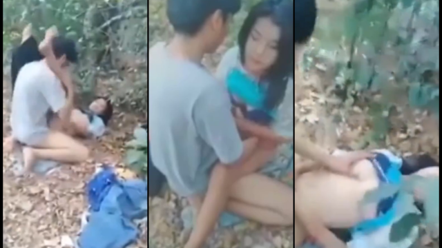 คลิปหลุดไทย หลุดวัยรุ่นพาแฟนสาวไปให้เพื่อนรุมเย็ดในป่า แถมยังภ่ายคลิปไว้เจอเย็ดแตกในไปหลายคนเลย